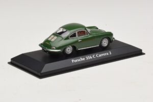 Porsche 356C Carrera 2 Verde Escuro Maxichamps 1:43 940062360 Diecast - imagem 2 de 5
