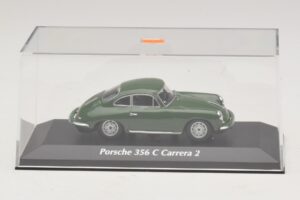 Porsche 356C Carrera 2 Verde Escuro Maxichamps 1:43 940062360 Diecast - imagem 4 de 5