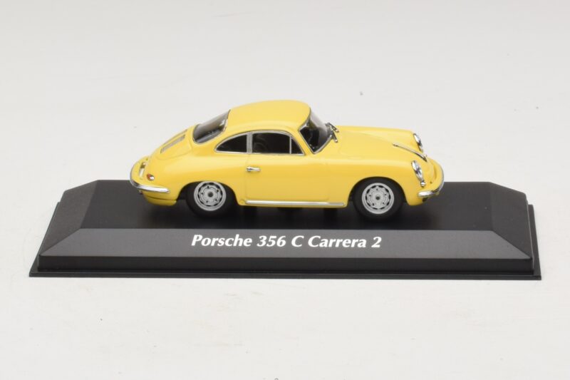 Porsche 356C Carrera 2 Amarelo Maxichamps 1:43 940062361 Metal