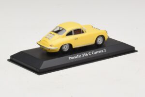 Porsche 356C Carrera 2 Amarelo Maxichamps 1:43 940062361 Metal - imagem 2 de 5