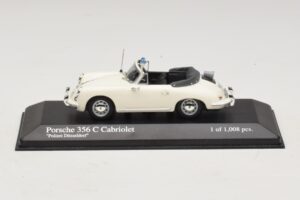Porsche 356C Cabriolet Polizei Dusseldorf Minichamps 1:43 Porsche 356C Cabriolet Polizei Dusseldorf Minichamps 1:43 430062391 Metal