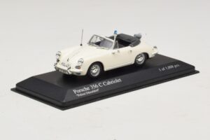 Porsche 356C Cabriolet Polizei Dusseldorf Minichamps 1:43 430062391 Metal - imagem 2 de 5