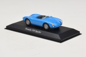 Porsche 550 Spyder Azul Maxichamps 1:43 940066031 Metal - imagem 3 de 5