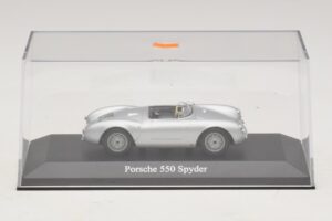 Porsche 550 Spyder Prata Maxichamps 1:43 940066030 Metal - imagem 4 de 5