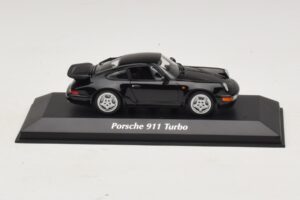 Porsche 911 964 Turbo Preto Maxichamps 1:43 940069101 Metal