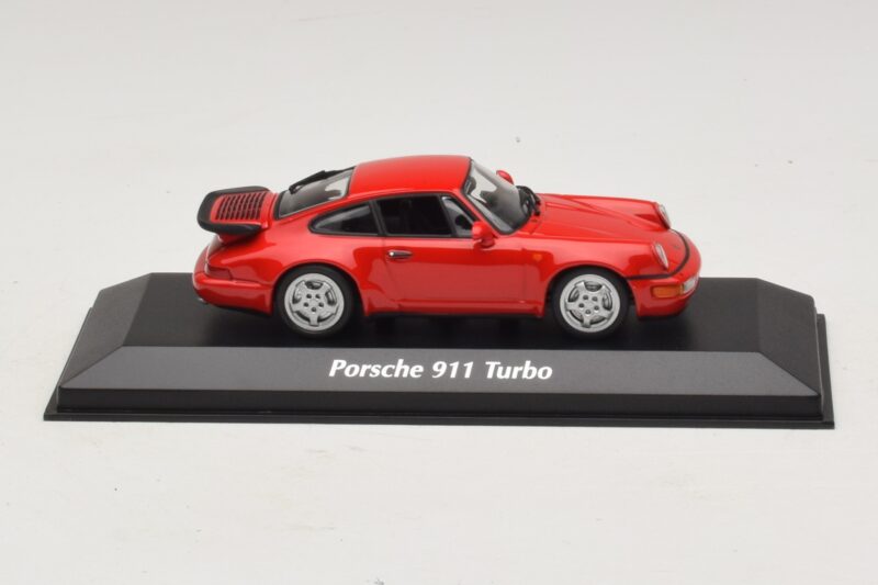 Porsche 911 964 Turbo Vermelho Maxichamps 1:43 940069102 Metal