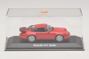 Porsche 911 964 Turbo Vermelho Maxichamps 1:43 940069102 Metal - imagem 4 de 5
