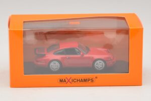 Porsche 911 964 Turbo Vermelho Maxichamps 1:43 940069102 Metal - imagem 5 de 5
