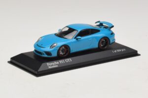 Porsche 911 991.1 GT3 Azul Minichamps 1:43 410066022 Metal - imagem 2 de 5