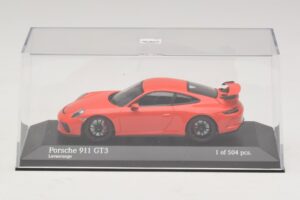 Porsche 911 991.1 GT3 Laranja Minichamps 1:43 410066024 Metal - imagem 4 de 5