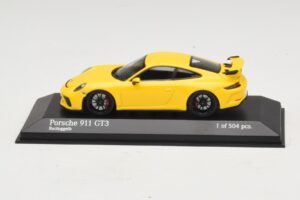 Porsche 911 991.1 GT3 Amarelo Minichamps 1:43 410066020 Metal