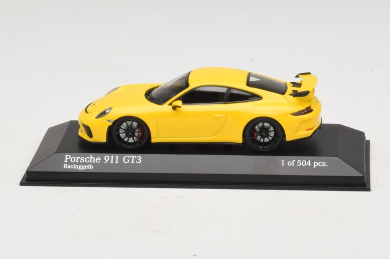 Porsche 911 991.1 GT3 Amarelo Minichamps 1:43 410066020 Metal