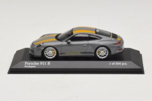 Porsche 911 991.1 R Cinzento Minichamps 1:43 410066232 Metal