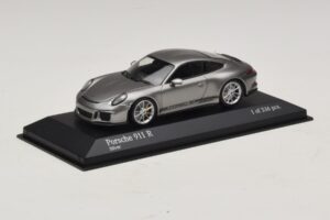 Porsche 911 991.1 R Prata Minichamps 1:43 410066224 Metal - imagem 2 de 5