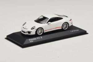 Porsche 911 991.1 R Branco Minichamps 1:43 410066221 Metal - imagem 2 de 5