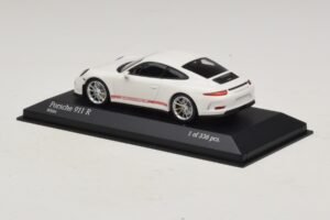 Porsche 911 991.1 R Branco Minichamps 1:43 410066221 Metal - imagem 3 de 5