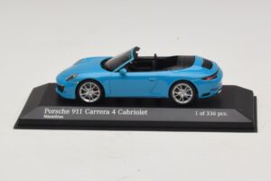 Porsche 911 991.2 Carrera 4 Cabriolet Azul Minichamps 1:43 Porsche 911 991.2 Carrera 4 Cabriolet Azul Minichamps 1:43 410067232 Metal