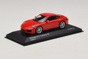 Porsche 911 991.2 Carrera 4S Vermelho Minichamps 1:43 410067240 Metal - imagem 2 de 5
