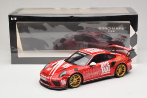 Porsche 911 991.2 GT3 RS GerSpeed Race Taxi Minichamps 1:18 155068227 Metal - imagem 6 de 6