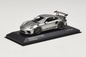 Porsche 911 991.2 GT3 RS Prata Minichamps 1:43 410067020 Metal - imagem 2 de 5