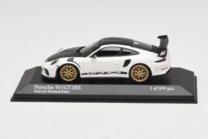 Porsche 911 991.2 GT3 RS Branco Com Weissach Package Minichamps 1:43 410067022 Metal