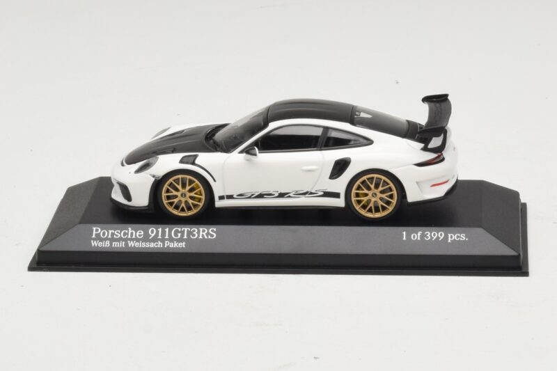 Porsche 911 991.2 GT3 RS Branco Com Weissach Package Minichamps 1:43 410067022 Metal