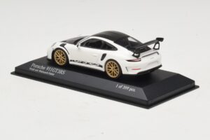 Porsche 911 991.2 GT3 RS Branco Com Weissach Package Minichamps 1:43 410067022 Metal - imagem 3 de 5