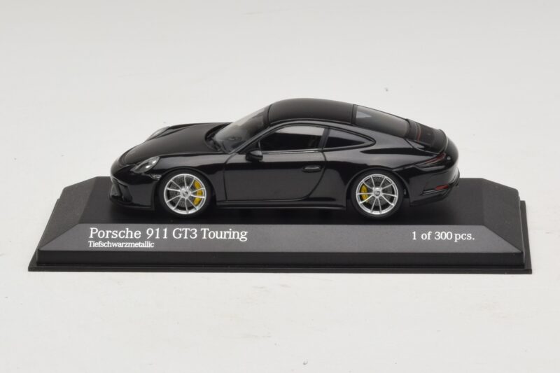 Porsche 911 991.2 GT3 Touring Preto Metálico Minichamps 1:43 410067424 Metal