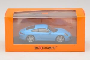 Porsche 911 991 Carrera S Azul Maxichamps 1:43 940060220 Metal - imagem 5 de 5