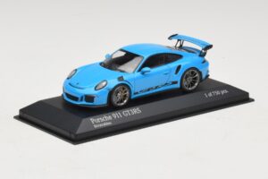 Porsche 911 991 GT3 RS Azul Minichamps 1:43 410063222 Metal - imagem 2 de 5