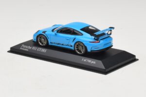 Porsche 911 991 GT3 RS Azul Minichamps 1:43 410063222 Metal - imagem 3 de 5