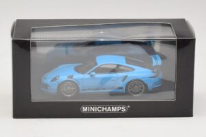 Porsche 911 991 GT3 RS Azul Minichamps 1:43 410063222 Metal - imagem 5 de 5