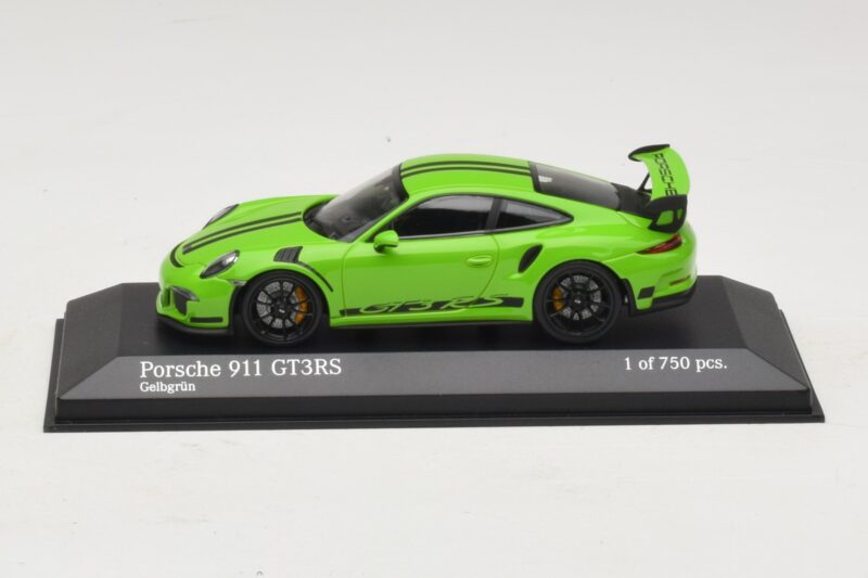 Porsche 911 991 GT3 RS Verde Minichamps 1:43 410063224 Metal