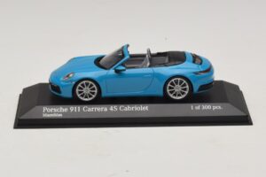 Porsche 911 992 Carrera 4S Cabriolet Azul Minichamps 1:43 Porsche 911 992 Carrera 4S Cabriolet Azul Minichamps 1:43 410069332 Metal