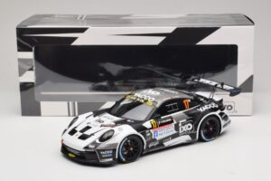 Porsche 911 992 Rally GT #17 C. De Cecco / J. Humblet Rallye de Wallonie 2025 IXO 1:18 18RMC255 Metal - imagem 6 de 6