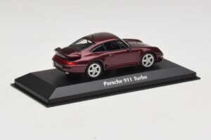 Porsche 911 993 Turbo Vermelho Metálico Maxichamps 1:43 940069200 Metal - imagem 2 de 5