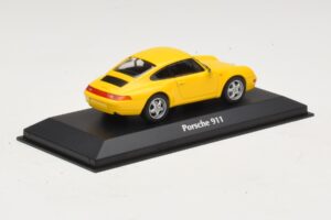 Porsche 911 993 Amarelo Maxichamps 1:43 940063000 Metal - imagem 2 de 5