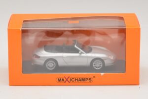 Porsche 911 996 Cabriolet Prateado Maxichamps 1:43 940061031 Metal - imagem 5 de 5