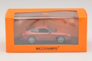 Porsche 911 996 Carrera Orange Metallic Maxichamps 1:43 940061021 Metal - imagem 5 de 5