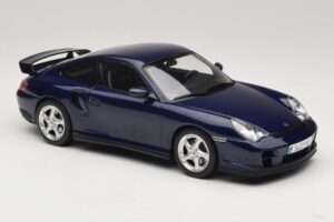 Porsche 911 996 GT2 Azul Escuro Metálico KK-Scale 1:18 KKDC181452 Metal - imagem 4 de 6