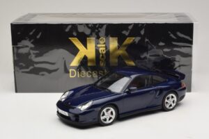 Porsche 911 996 GT2 Azul Escuro Metálico KK-Scale 1:18 KKDC181452 Metal - imagem 6 de 6