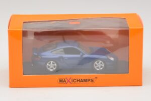 Porsche 911 996 Turbo Blue Metallic Maxichamps 1:43 940069301 Metal - imagem 5 de 5