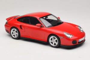 Porsche 911 996 Turbo Vermelho KK-Scale 1:18 KKDC181474 Metal - imagem 4 de 6