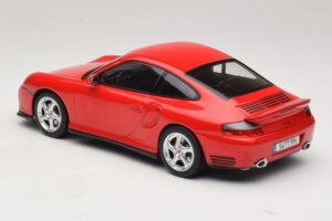 Porsche 911 996 Turbo Vermelho KK-Scale 1:18 KKDC181474 Metal - imagem 5 de 6