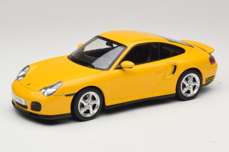 Porsche 911 996 Turbo Amarelo KK-Scale 1:18 KKDC181473 Metal