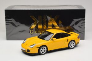 Porsche 911 996 Turbo Amarelo KK-Scale 1:18 KKDC181473 Metal - imagem 6 de 6