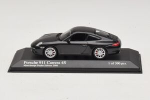 Porsche 911 997 Carrera 4S Cinzento Metálico Minichamps 1:43 403066430 Metal
