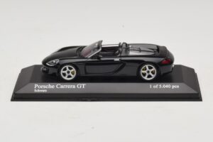 Porsche Carrera GT Preto Minichamps 1:43 430060230 Metal