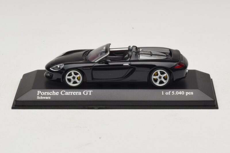 Porsche Carrera GT Preto Minichamps 1:43 430060230 Metal
