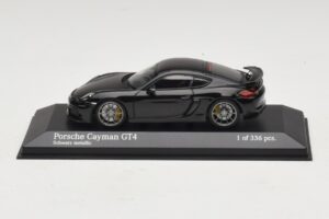 Porsche Cayman GT4 981 Black Metallic Minichamps 1:43 410066121 Metal